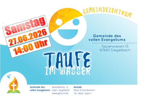 TaufeImWasser